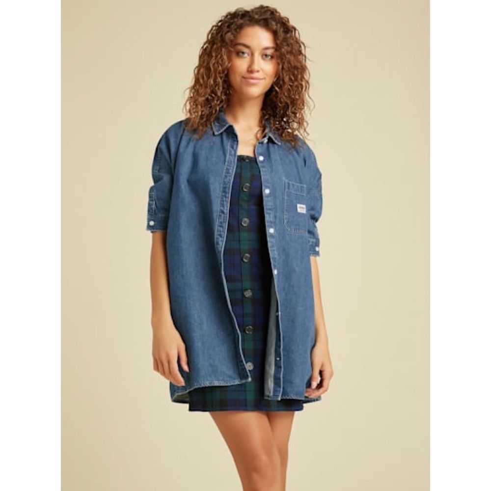 New GUESS Originals Denim Dress SZ M